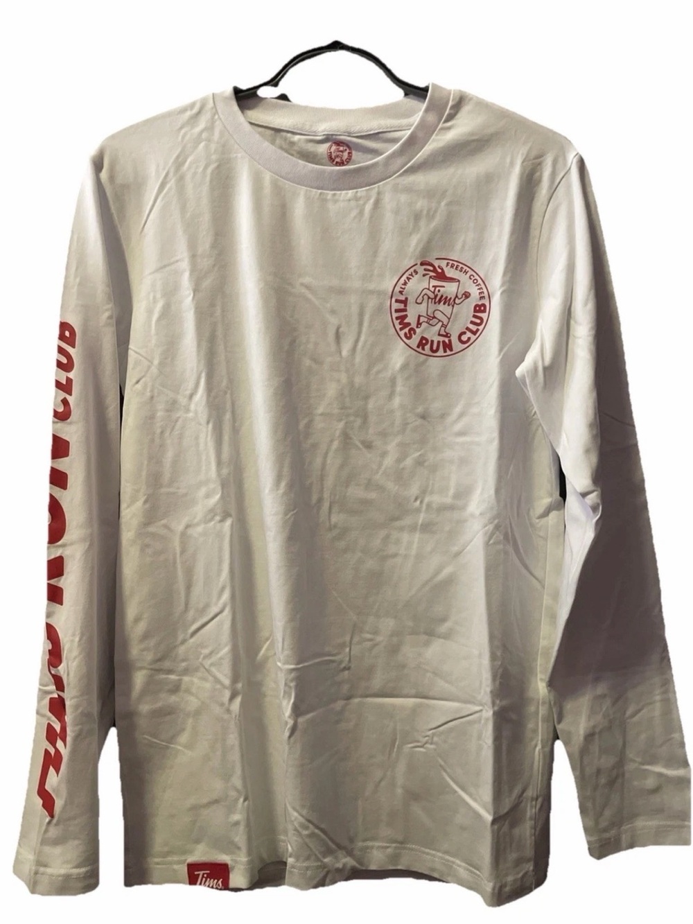 Tim Hortons Run Club long sleeve t-shirt (size S)